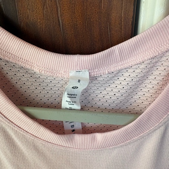 Lululemon Women's Pink Sleeveless Top - Picture 2 of 3